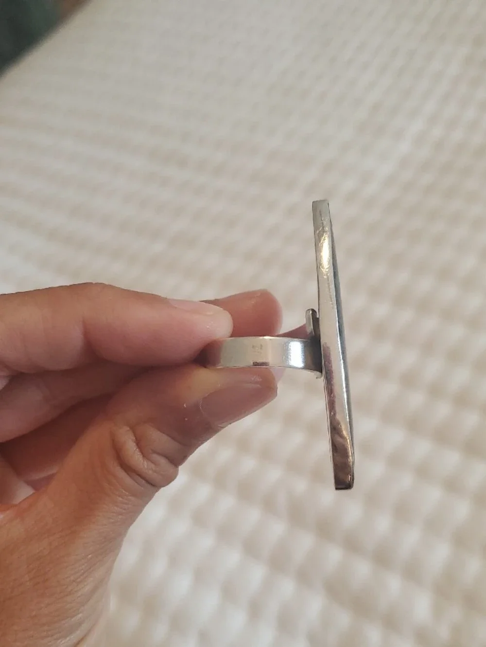 Striking Sterling Silver Ring - Women Jewelry